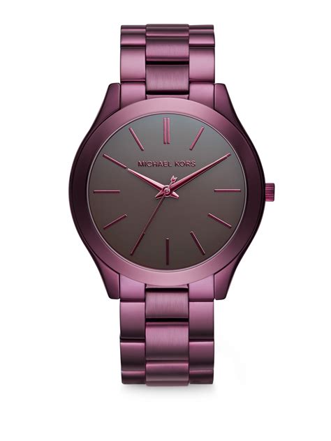 plum purple michael kors watch|michael kors watch 251501.